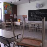 Motosierra y licuadora, el combo letal para la educación